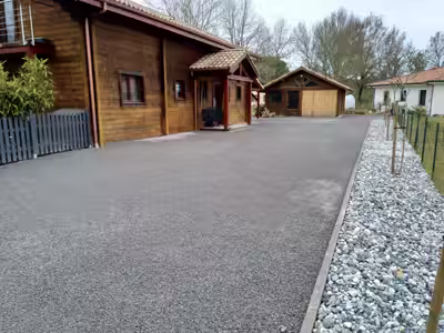 Finition gravillons