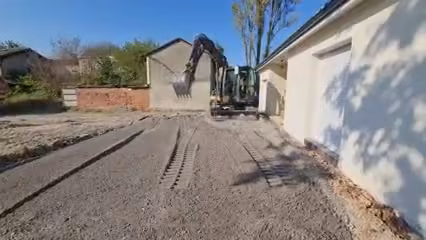 Chantier terrassement — octobre 2022