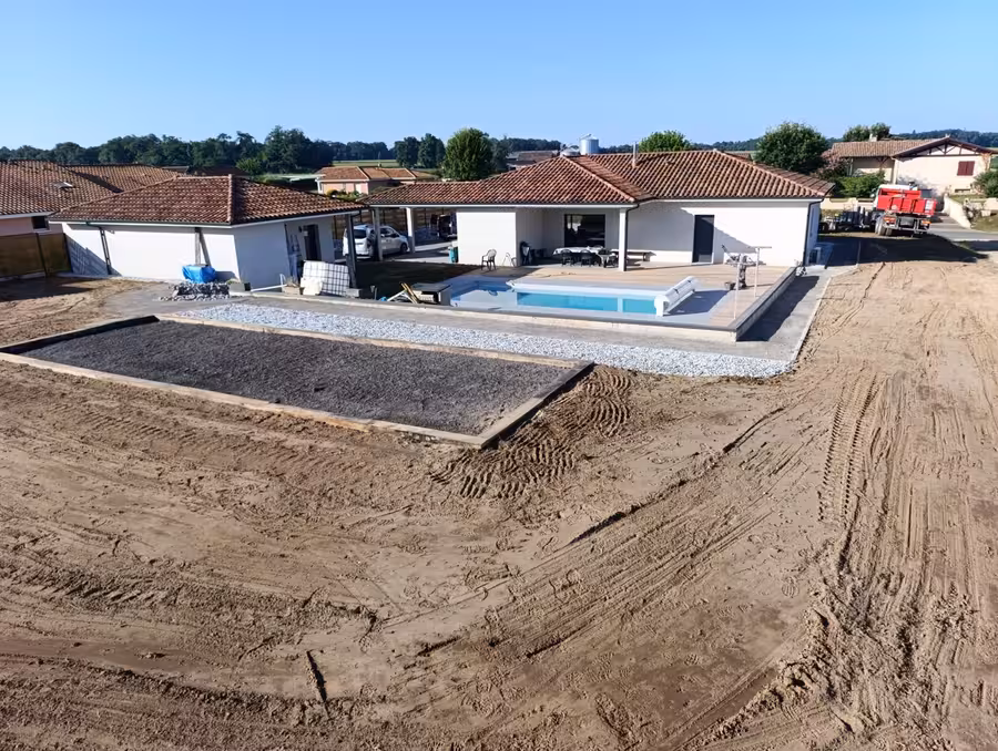 Aménagement d'un parking enrobé à Carcarès — Réalisation TPA-TP